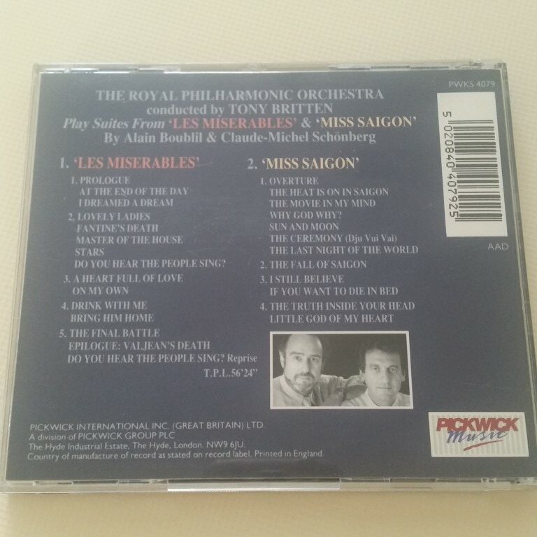 The Royal Philharmonic Orchestra - Miss Saigon / Les Mesrables - Image 2