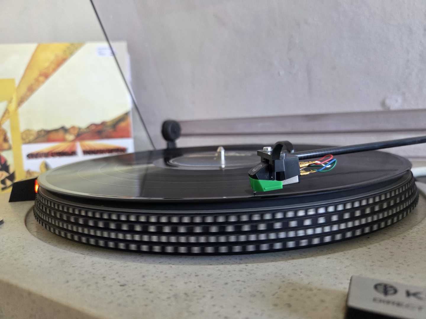 Infinity 500 Kenwood KD-500 with an Infinity Black Widow Tonearm – Turntable Guy
